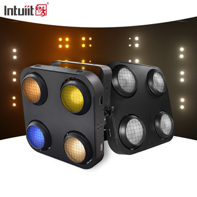 4X90W 4 Eye Led Cob Blinder Light Amber Warm White 2In1 Ip65 Su geçirmez Led Sahne Işığı
