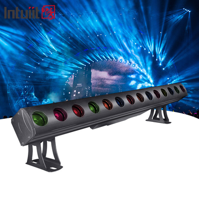 Kulüp Etkinlikleri Sahne Işığı LED Doğrusal RGBW Pixel Led Bar 14x15W Su geçirmez Dışarıda Led Pixel Tube Beam Lights Dj Sahne Işıkları