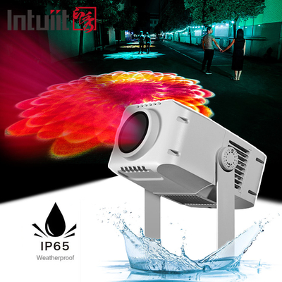 LED Işık Kaynağı Dış Gobo Projector 100W Seçenekli Özel Döner Gobo Projector
