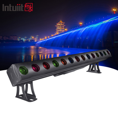 LED Pixel Bar Light 14x15W RGBW Dış Kulüp Bina Dekoru IP65 Duvar yıkayıcı