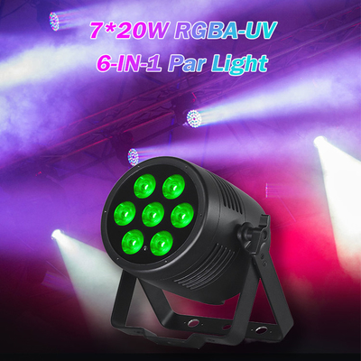 7x20w Dmx512 Led Bar Sahne Işıkları Rgbwa-uv Led Disko Işıkları Dj Işıkları Bar Partisi Partisi İçin