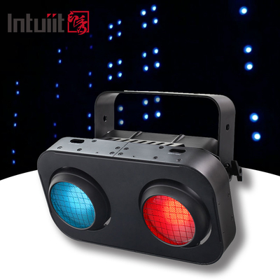 200W RGB Cob Sahne LED İzleyici Panjurları Işık Sıcak / Soğuk Beyaz Alüminyum Vücut 2 Göz Projeksiyon Işıkları 200W Güç