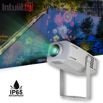 Açık hava Gobo projektörü 400w Reklam projektörü döner LED su geçirmez IP65 Logo Gobo projektör ışığı