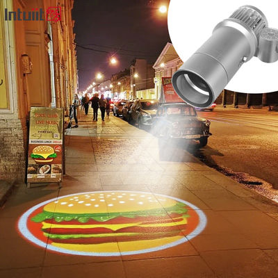 Özel Reklam Projeksiyon Lambası 60W Dönen Dış Mekan İç Mekan Aydınlatması Hd Led Logo Projektör Işığı