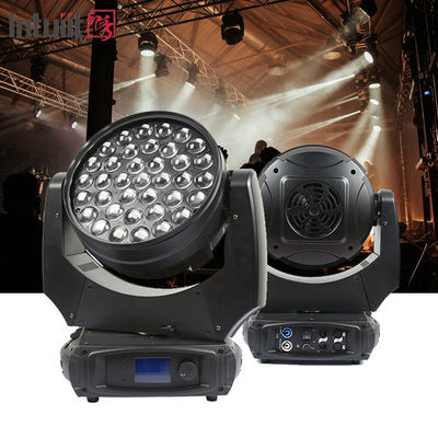 DJ Parti Işığı 37*10W RGBW Quad 4 in 1 LED Hareketli Baş Yıkama Zoom