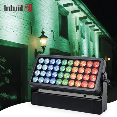 IP65 40x10W RGBW LED Şehir Sahne Işığı Dış Mekan Bina Projeksiyon Sel Mimari Aydınlatma