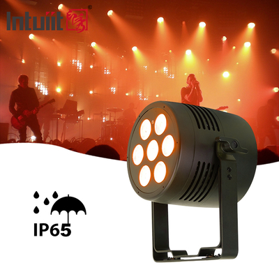 7x20w IP65 DMX512 Sahne Bar Parti Işıkları Rgbwa-uv 6'sı 1 Arada Led Par Can Işığı Dj Disko Partisi