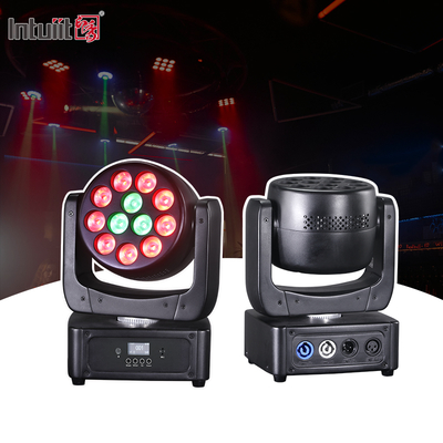 Etkinlik Gösteri Sahne Işıklama Ekipmanı DMX Beam RGBW 12x8w Led Wash Hareketli Baş Işık