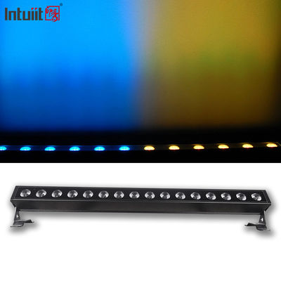 16*5W Led Duvar Yıkama Işığı Rgb Dmx IP65 Alüminyum Konut Dış Su geçirmez Duvar Yıkama Işığı DMX512 Dış Bina Işığı