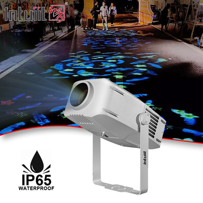 400W RGBW LED Özelleştirilmiş Logo Gobo Projector Light IP65 Su geçirmez Döner LED Logo Projector Light Outdoor için