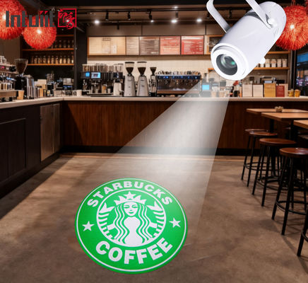 Ücretsiz Özel Logo Gobo Projector Reklam Işıkları 40W LED İşaret Duvar Projeksiyon Lampu IP20