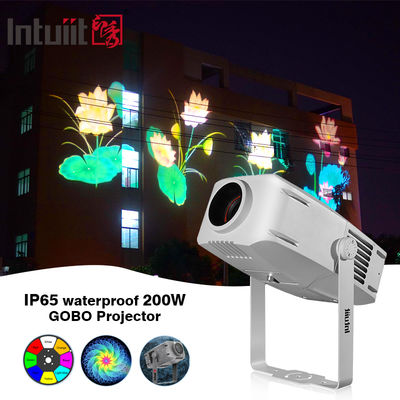 Su geçirmez IP65 LED Gobo Projector Işığı Dış Çevre Sahnesi için Yüksek Yüksek Parlaklık 200W