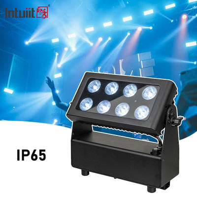 IP65 Pil Işık Led Hareketli Baş Işık Yüksek Güçlü Sahne Işıkları 8x15W Dmx512 Kontrol