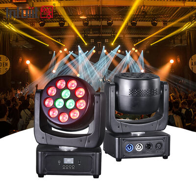 Mini 12x8W Led Rgbw Işık Dmx Dj Disko Parti Kulüp Aydınlatma Efekti Ekipman Lamba Sahne Hareketli Kafa Işığı
