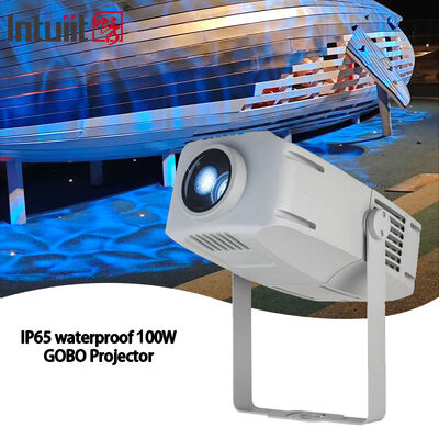 100W Gobo Projector Su Etkisi IP65 Su geçirmez Dış LED Su Dalgası Etkisi Işıklar LED Logo Gobo Projector Işık