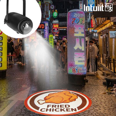 60W LED Logo GOBO Projector Ip65 Su geçirmez Işık Otel Şirketi Mağaza Düğün Reklamı İç ve Dış Kullanım
