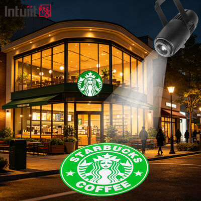 Özel Logo Projeksiyonu Işık Dış Su geçirmez Gobo Projeksiyonu 60W LED Reklam Işıkları İş Markalaması için