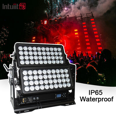 Su Geçirmez Dış Mekan Çift LED Duvar Yıkama Işığı IP65 800W RGBW DMX Şehir Otel Bahçe
