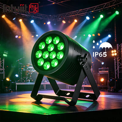 Açık hava IP65 Su geçirmez 12x20W RGBWA UV 6 in 1 LED Par Light Profesyonel DMX DJ Sahne Işığı Disko Düğün Gösteri için Yıkama Işığı