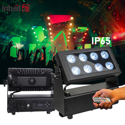 8x15W Pil ile çalışan LED Fırtına Işığı Dışarısı Kablosuz RGBW 4in1 Şarj edilebilir Yukarı Işığı Par Luces LED para Fiestas DJ