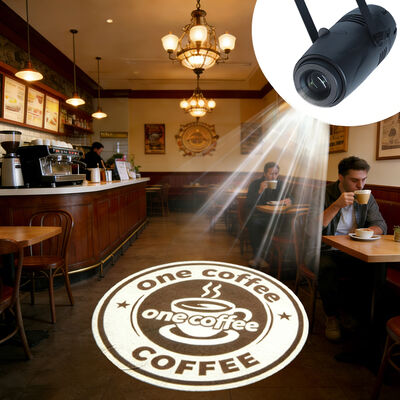 LED 40W IP20 İçerideki Reklam Gobo Projector Lamp Özel Logo Projector Yer Lampu