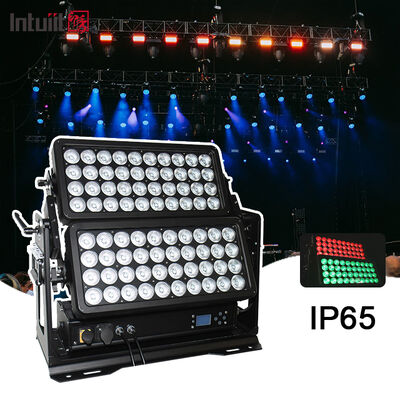 Profesyonel Dışarıdaki IP65 800W RGBW 4'te 1 LED Duvar Yıkayıcı Çift Katmanlı Manzara Mimarlık Yıkama Işığı Şehir Rengi