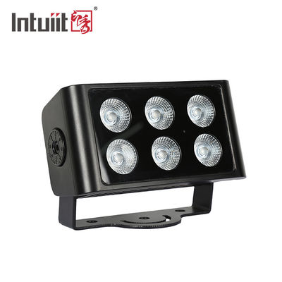 Su geçirmez 6 × 5 Watt RGBW 4 In 1 LED Sahne Taşkın Işıklar