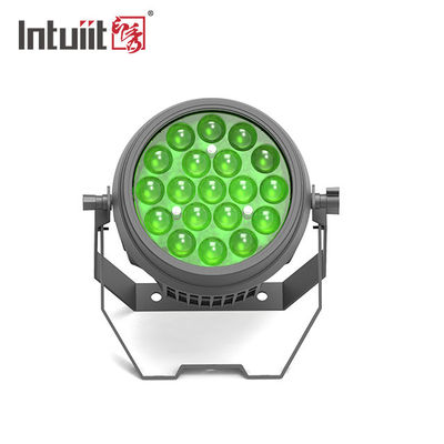 Dış Mekan LED Sahne Yıkama Işığı Ip65 217W RGBW 4'ü 1 Arada Dmx COB Zoom LED Par Can Işık
