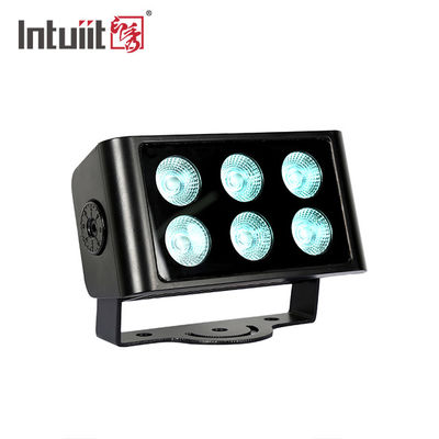 IP65 DMX Dışında 6 * 5W RGBW 40W LED Sahne Sel Işıkları