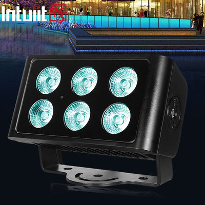 LED Aydınlatma Fabrikası Dış Mekan LED Taşkın Işık 6*5W 4-IN-1 RGBW