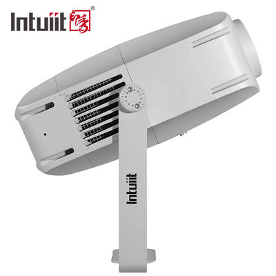 Dış Logo Döndürülmüş Reklam Özel ile LED Yakınlaştırma Açık Taşınabilir Mini Dijital Gobo Projektör Standı