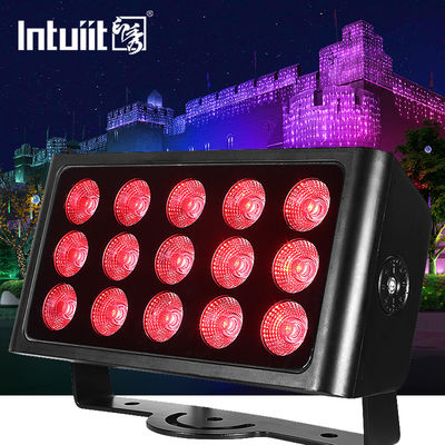 4 Renk Rgbw 4 In 1 Açık Led Yıkama Etkisi Sahne Taşkın Işık 15 adet 80 watt Dmx Canlı Etkinlikler için
