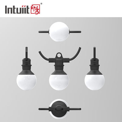 Pergola Gazebo için Kırılmaz Şeffaf Ampuller ile RoHS LED Küre Dize Işıklar