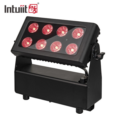 RGBWA + UV 6 1 LED Taşkın Işık Sahne Dj Wifi Kablosuz Pil Uplights 8X15W