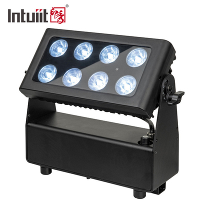Rgbw 8x15w Dmx Su Geçirmez Led Sahne Par Işık Akülü