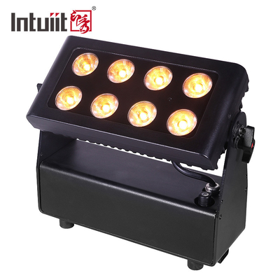 ABS Akülü Led Sahne Işıkları 72W Rgbw + UV 4'ü 1 Arada Kablosuz Led Uplight