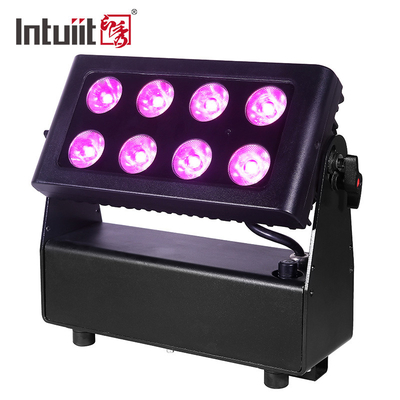 8 * 15w Ip65 Açık Su Geçirmez Led Duvar Yıkayıcı Akülü Sahne Şehir Renkli Led Yıkama Işığı