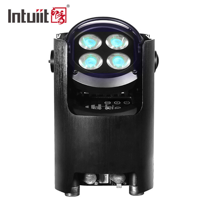4x12w Rgbw Led Par Can Işıklar Akülü Gece Kulübü Bar Dj Led Efekt Aydınlatma