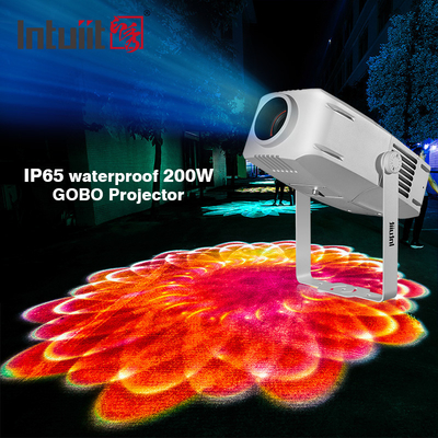 Yüksek Bina 400W Dış Mekan Gobo Projektör Suya Dayanıklı Yakınlaştırma LED Efekt Işıkları Özelleştirilmiş