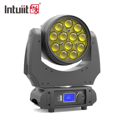 12x10w rgbw 4in1 zoom led yıkama Parti Disko Ktv için hareketli kafa ışık demeti