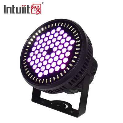 60x12W 4'ü 1 Arada RGBW Su Geçirmez Ağaç Spotlight Açık Peyzaj Led Yuvarlak Taşkın Işık