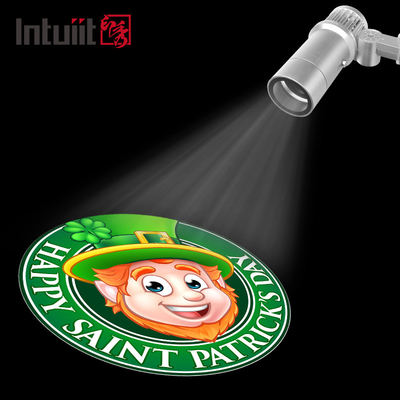 açık ip65 yakınlaştırma deseni döndürme led reklam ışık festivali düğün logosu gobo projektör